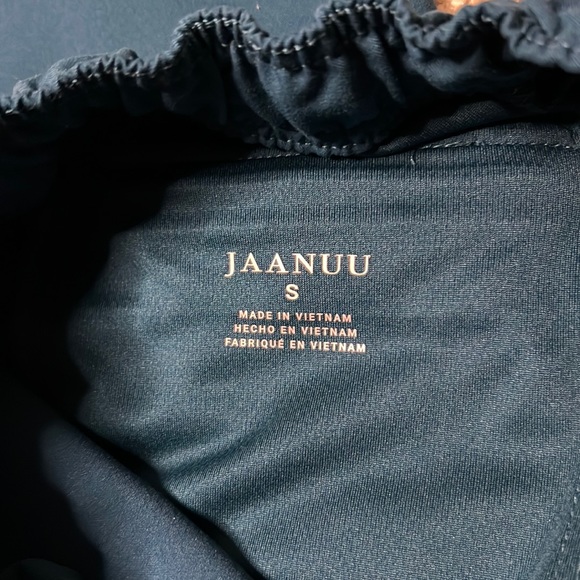 Women's JAANUU Caribbean Blue 5-Pocket Skinny Scrub Jogger Size S - Picture 3 of 5